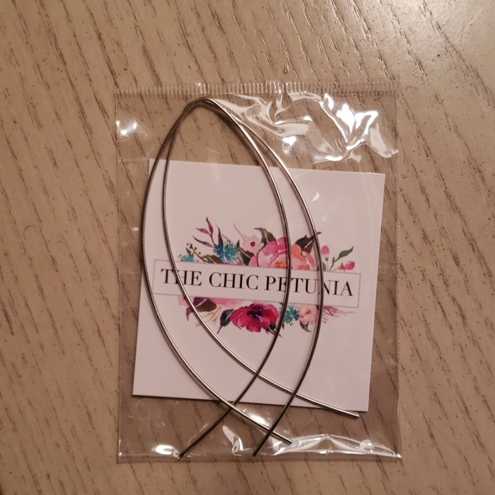 Silver Wire Earrings